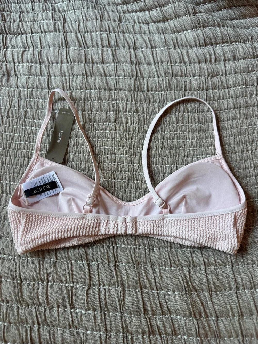 Jcrew Odessa Scrunchie Bikini Top